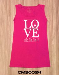 Cms0024 - camisón sin manga LOVE oh la la!