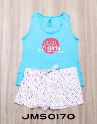 Jms0170 - pijama mujer short GOOD GIRLS SLEEP TIGHT