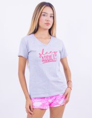 Jms0194 - pijama mujer short SLEEP ADDICT