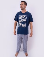 Jhl0150 - pijama larga verano DREAM OUTSIDE THE BOX