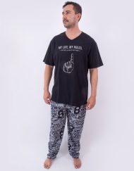 Jhl0152 - pijama larga verano MY LIFE, MY RULES