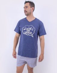 Jhs0077 - pijama short hombre SIGUE SOÑANDO