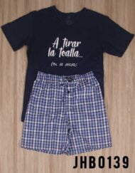 Jhb0139 - pijama bermuda A TIRAR LA TOLLA (EN LA PLAYA)