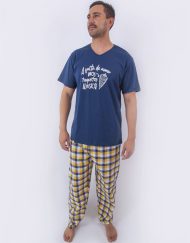 Jhl0169 - pijama hombre pantalón A FALTA DE AMOR UNOS TAQUITOS AL PASTOR