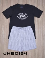 Jhb0154 - pijama bermuda TODOS LOS DÍAS SON DOMINGO