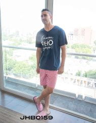 Jhb0159 - pijama bermuda ENOJON PERO GUAPO