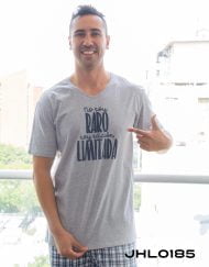 Jhl0185 - pijama hombre pantalón NO SOY RARO, SOY EDICIÓN LIMITADA