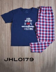 Jhl0179 - pijama hombre pantalón LOS GUAPOS NO NECESITAMOS FILTRO