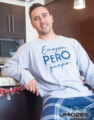 JHI0265 - pijama hombre invierno ENOJÓN PERO GUAPO