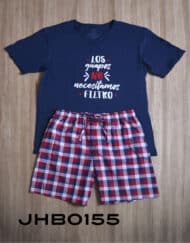 Jhb0155 - pijama bermuda LOS GUAPOS NO NECESITAMOS FILTRO