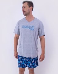 JHS0089 - pijama hombre short SIMPLEMENTE RELAJADO