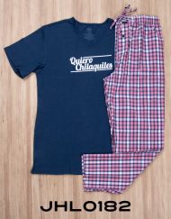 Jhl0182 - pijama hombre pantalón QUIERO CHILAQUILES