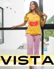 Vistas producto - pijama mujer capri