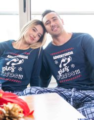 JHI0260 - pijama hombre invierno ADVERTENCIA PIES FRÍOS