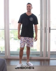 Jhb0164 - pijama hombre bermuda SOY VIAJERO Y SOÑADOR