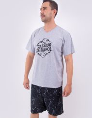 Jhb0115 - pijama bermuda CAZADOR DE SUEÑOS