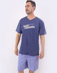 Jhb0118 - pijama bermuda QUIERO CHILAQUILES