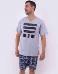 Jhb0119 - pijama bermuda ROMEO/JULIETA  BONNIE/CLYDE  RACHEL/ROSS  TU&YO