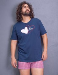 JHS0096 - pijama hombre short YOU & ME