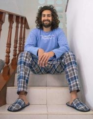 JHI0293 - pijama hombre invierno NO ME SUELTES MORFEO