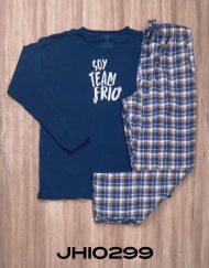 JHI0299 - pijama hombre invierno SOY TEAM FRÍO