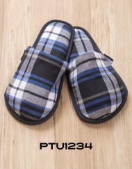 Ptu1234 - pantuflas franela 100% algodón
