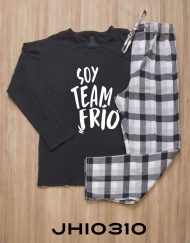 JHI0310 - pijama hombre invierno SOY TEAM FRÍO