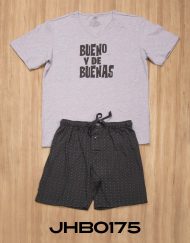 Jhb0175 - pijama hombre bermuda BUENO Y DE BUENAS