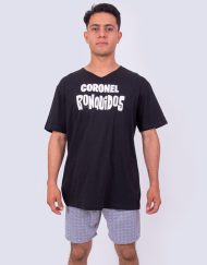 Jhb0176 - pijama hombre bermuda CORONEL RONQUIDOS
