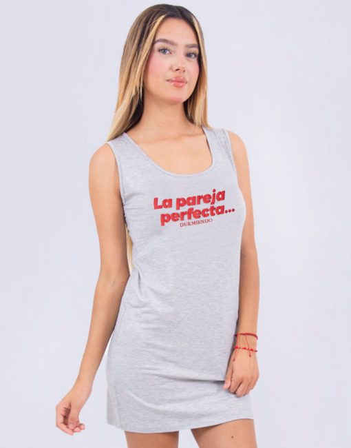 CMS0047 - camisón sin manga LA PAREJA PERFECTA… DURMIENDO