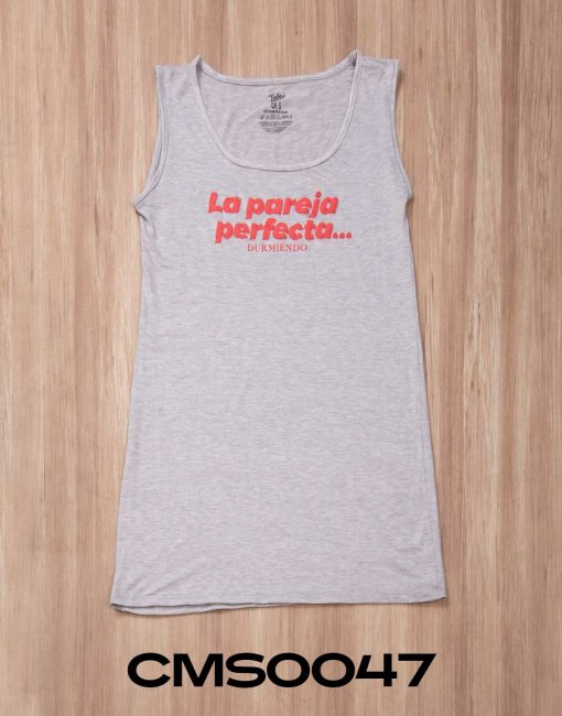 CMS0047 - camisón sin manga LA PAREJA PERFECTA… DURMIENDO - Imagen 3