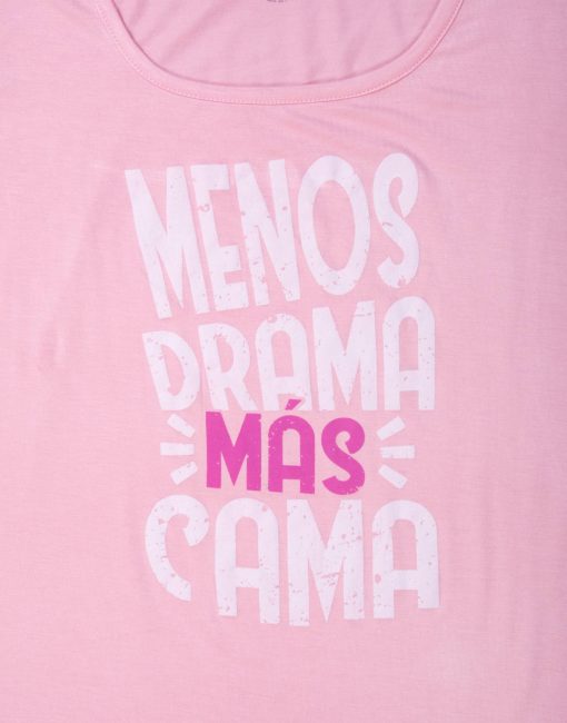 CMS0048 - camisón sin manga MENOS DRAMA MÁS CAMA - Imagen 2