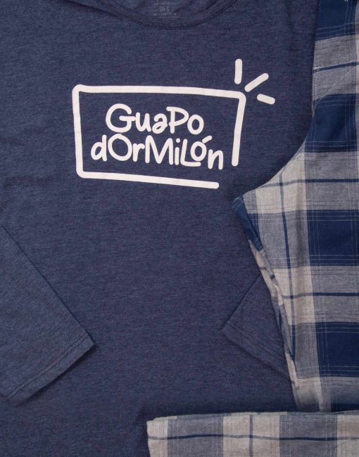 JHI0324 - pijama hombre invierno GUAPO DORMILON - Imagen 2