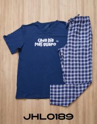 Jhl0189 - pijama hombre pantalón CADA DÍA MÁS GUAPO