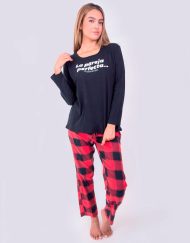 JMI0320 - pijama mujer invierno LA PAREJA PERFECTA DURMIENDO