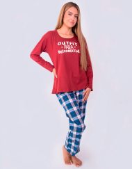 JMI0321 - pijama mujer invierno OUTFIT PARA DESCONECTAR