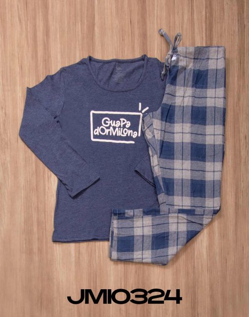 JMI0324 - pijama mujer invierno GUAPA DORMILONA