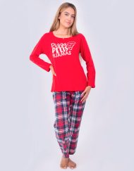 JMI0325 - pijama mujer invierno PIZZA PELIS PIJAMAS