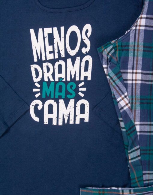 JMI0327 - pijama mujer invierno MENOS DRAMA MAS CAMA - Imagen 2