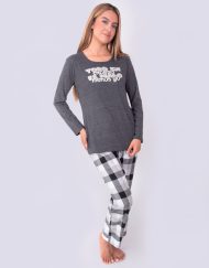 JMI0262 - pijama mujer invierno TODO EN EXCESO ES MALO MENOS YO