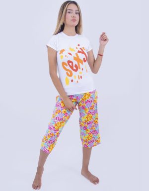 Jmc0086-pijama mujer capri SEXY