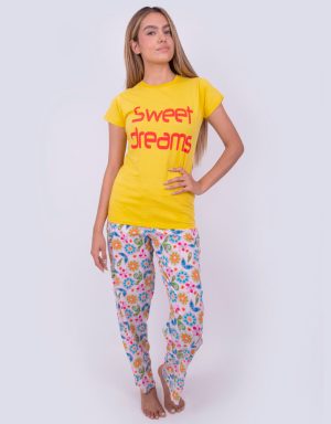Jml0084 - pijama mujer pantalón SWEET DREAMS