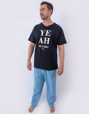 Jhl0126 - pijama larga verano YEAH HORA DE DORMIR