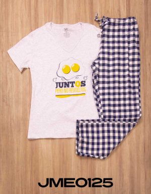 Jme0125 - pijama mujer invierno JUNTOS PERO NO REVUELTOS