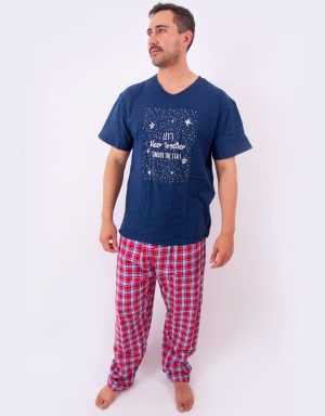 Jhe0130 - pijama hombre invierno LET'S SLEEP TOGETHER UNDER THE STARS
