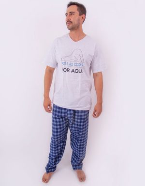 Jhe0129 - pijama hombre invierno ASÍ LAS COSAS POR AQUÍ