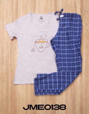 Jme0138 - pijama mujer invierno TÉ QUIERO