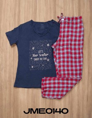 Jme0140 - pijama mujer invierno LET'S SLEEP TOGETHER UNDER THE STARS