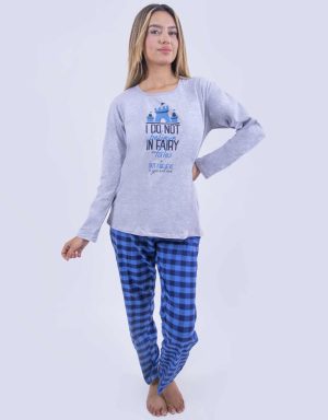 Jmi0123 - pijama mujer invierno I DO NOT BELIEVE IN FAIRY TALES BUT I BELIEVE IN YOU AND ME