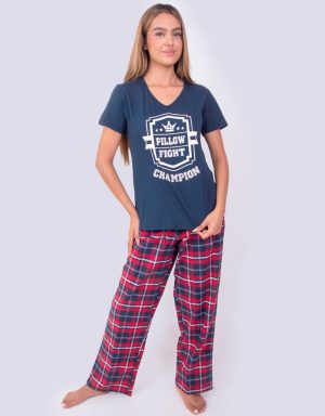 Jme0160 - pijama mujer invierno PILLOW FIGHT CHAMPION